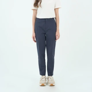 【GIORDANO 佐丹奴】女裝彈力輕薄長褲 Urban Commute系列(25 賽博藍)