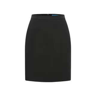 【G2000】商務防潑水防油防汙處理平紋套裝裙-黑色(4125164199)