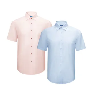 【G2000】吸濕排汗功能短袖上班襯衫(2款可選)