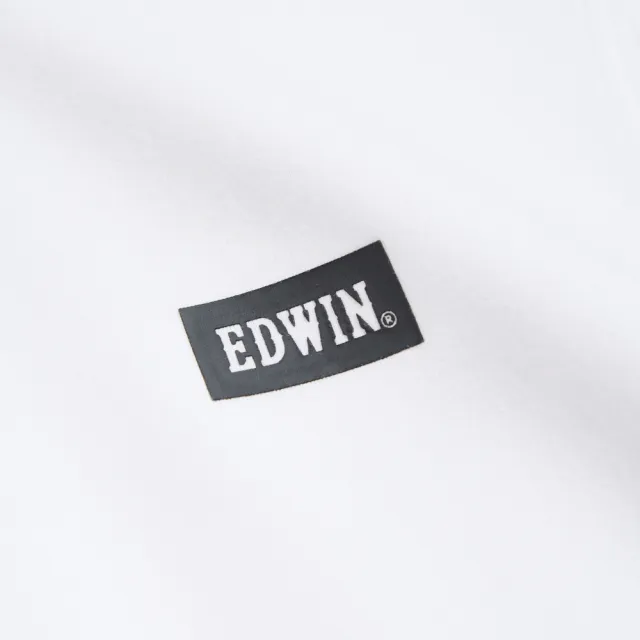 【EDWIN】男裝 涼爽系列 涼爽吸濕排汗無袖背心(白色)
