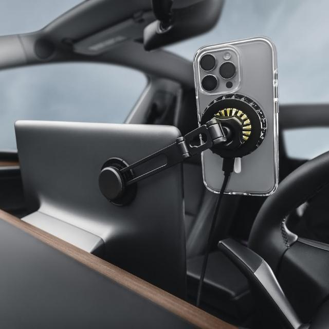 【MAGEASY】MagMount Qi2 智慧冷卻車用手機支架(Tesla 特斯拉專用)