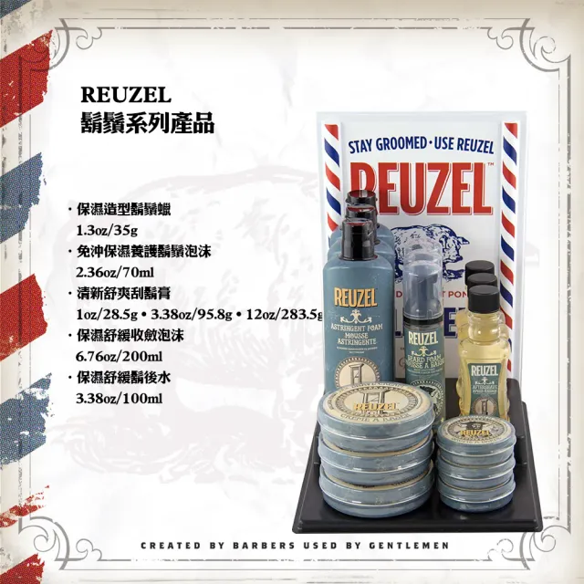 【REUZEL】保濕舒緩鬍後水(100ml)