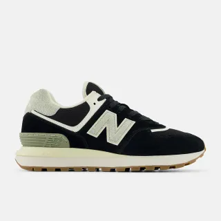 【NEW BALANCE】NB 574復古鞋 麂皮 休閒鞋 運動鞋 男 黑綠(U574LGBG-D)