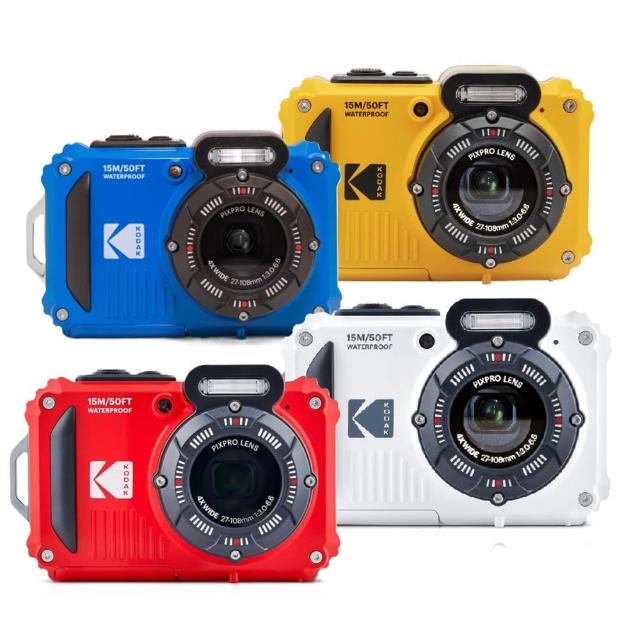 【Kodak 柯達】PIXPRO WPZ2 RUGGED CAMERA 防水數位相機 15米防水相機 WIFI傳輸(原廠公司貨)