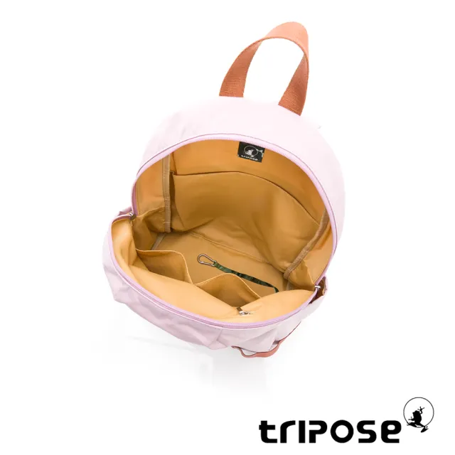 【tripose】CUBI微皺尼龍輕量後背包-大(手毬紫)