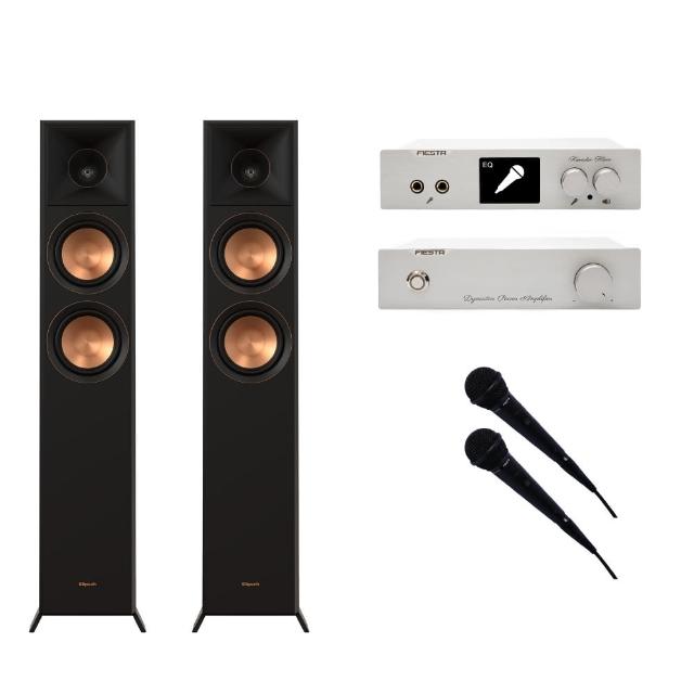 【Klipsch】RP-5000F II喇叭 卡拉OK組(+Fiesta混音機+100W擴大機)