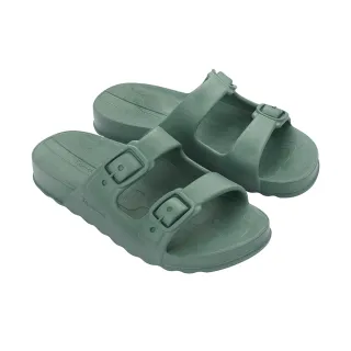 【IPANEMA】雙釦帶造型平底拖鞋(綠色)