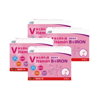 【enge鷹記維他】維生素B+鐵(四盒組)