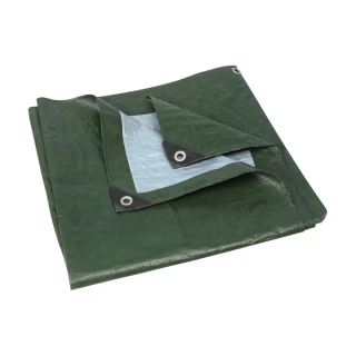 【Effect】200x200cm雙面塗層防水遮陽帆布 -1入組(6.6尺x6.6尺/露營布 防水布 擋雨布 棚布)