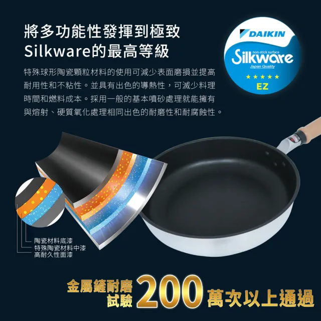【hokua 北陸鍋具】日本製Mystar輕量級不沾黑金鋼平底鍋24cm(可用金屬鍋鏟烹飪)