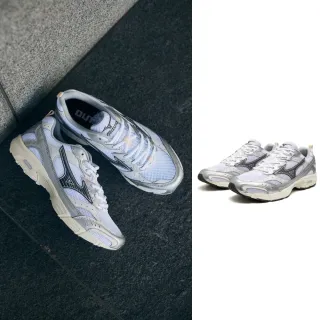 【MIZUNO 美津濃】MXR SPORTSTYLE 男款 復跑 慢跑鞋 休閒鞋(D1GA245109 米白 深灰 淡粉紅 Y2K)