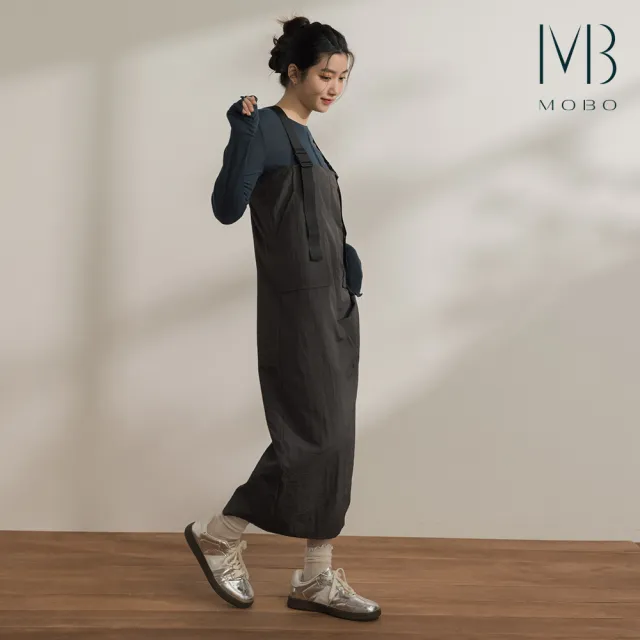 【MO-BO】工裝元素吊帶洋裝