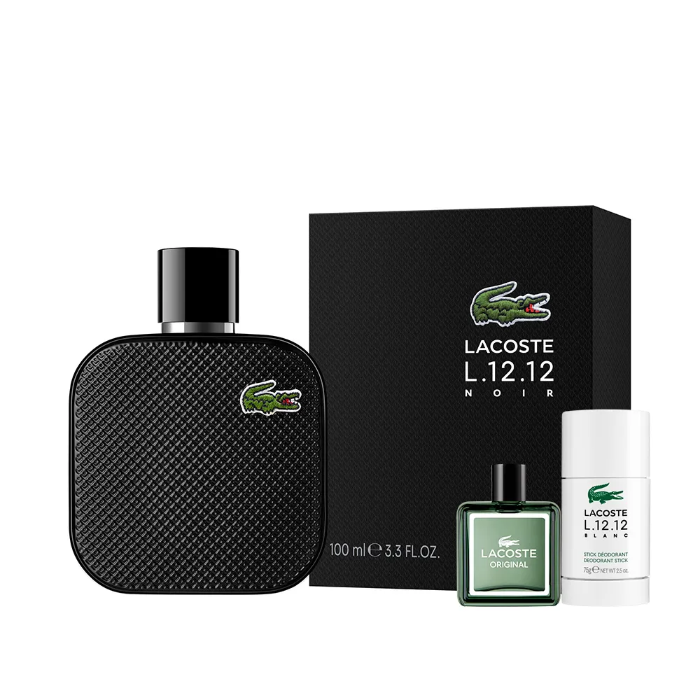 【LACOSTE】經典純黑淡香水100ml(贈隨機體香膏75g+小香乙瓶.專櫃公司貨)