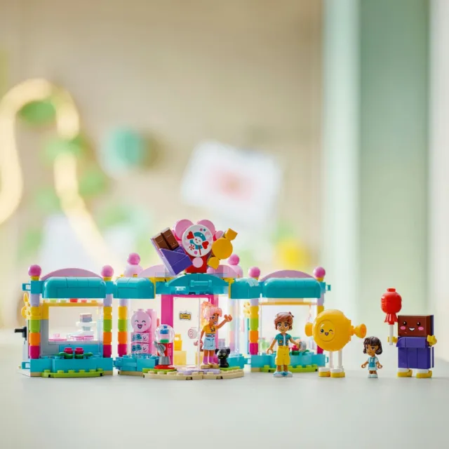【LEGO 樂高】Friends 42649 心湖城糖果店(商店玩具 兒童玩具 積木 禮物)