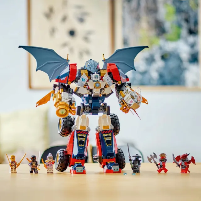 LEGO 樂高】旋風忍者系列71834 冰忍的終極合體機械人(機械人兒童玩具
