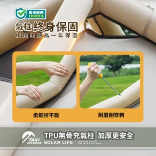 【TAI LI 太力】5.1m☆雲璐全自動充氣帳 3-4人帳(氣柱帳 全自動帳篷 免搭建帳篷 3-4人帳 充氣速搭帳)