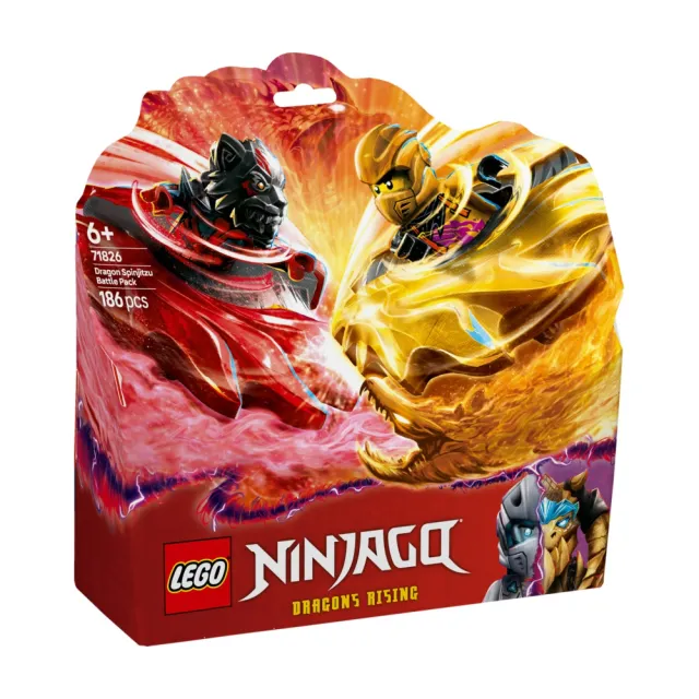 【LEGO 樂高】旋風忍者系列 71826 猛龍旋風忍術戰鬥組(忍者積木 兒童玩具 猛龍崛起 禮物)