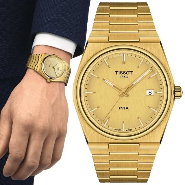 【TISSOT 天梭】PRX系列 1970年代復刻 時尚腕錶 推薦 送禮 畢業禮物 (T1374103302100)
