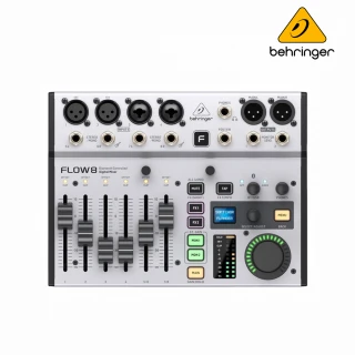 【BEHRINGER】FLOW 8 便攜式 數位混音器 Mixer(原廠公司貨 商品保固有保障)