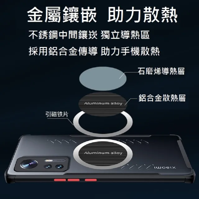 【ACE_CASE】Samsung Galaxy A55 石磨烯磁吸散熱手機殼保護殼套