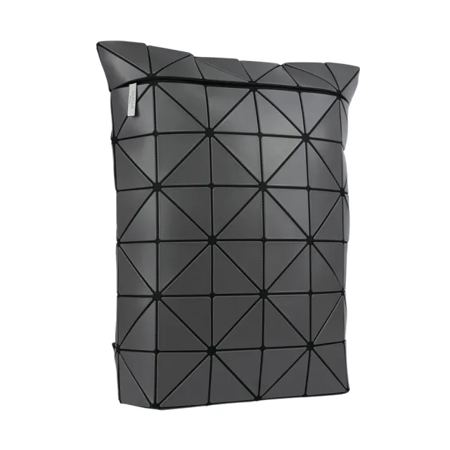 【ISSEY MIYAKE 三宅一生】BAO BAO BLOCKY 啞光霧面拉鍊後背包(炭灰色)