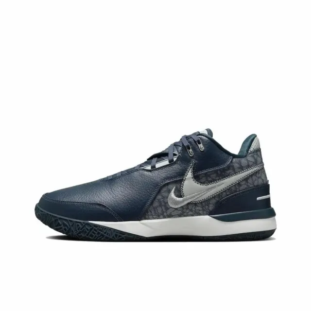【NIKE 耐吉】Nike LeBron NXXT Gen AMPD EP 籃球鞋 藍銀 FJ1567-400(詹皇 軍校藍 包覆 緩震)