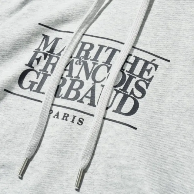 【MARITHE FRANCOIS GIRBAUD】官方旗艦 經典LOGO帽T MFG(淺麻灰)
