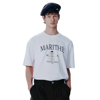【MARITHE FRANCOIS GIRBAUD】官方旗艦 MARI熊圖案寬鬆版型TEE MFG(白色)