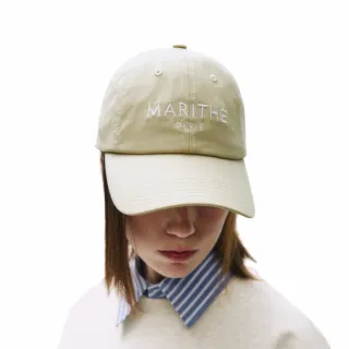 【MARITHE FRANCOIS GIRBAUD】官方旗艦 常規LOGO棒球帽 MFG(米色)