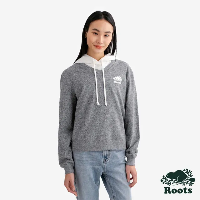【Roots】Roots女裝- COOPER V領上衣(灰色)