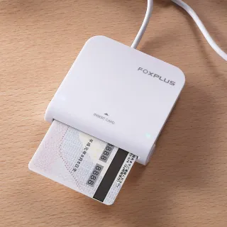 【FOXPLUS】IC晶片讀卡機 兩年保固日本設計台灣製造 網路報稅自然人憑證工商憑證健保卡 免驅動程式(FP115A)
