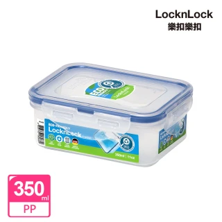 【LocknLock 樂扣樂扣】官方直營 PP保鮮盒 350ml/長方形