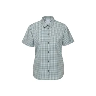 【Mammut 長毛象官方直營】Aada Shirt 輕盈防曬柔軟短袖襯衫 女款 地層灰藍/銀鼠尾草 #1015-01240