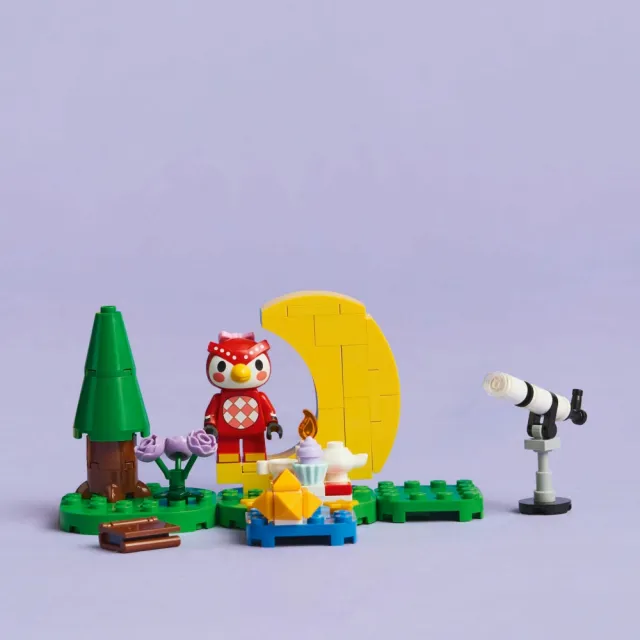 【LEGO 樂高】動物森友會系列 77053 傅珂的星空觀測(扮家家酒 任天堂 兒童玩具 積木 禮物)