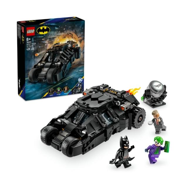 【LEGO 樂高】DC超級英雄系列 76303 蝙蝠俠裝甲車大戰雙面人和小丑(Batman 漫威電影 兒童玩具 積木 禮物)