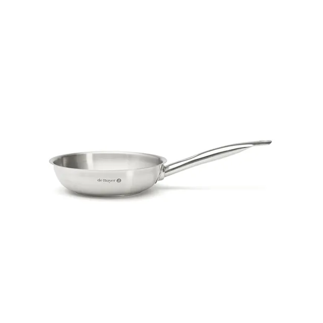 【de Buyer 畢耶】Prim’Appety系列 不鏽鋼單柄平底鍋24cm-IH爐可用鍋