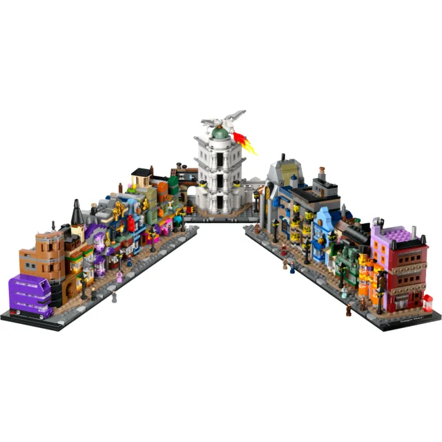 【LEGO 樂高】哈利波特系列 76444 斜角巷微型模型(Harry Potter 魔法商店 玩具模型 禮物)