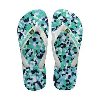 【havaianas 哈瓦仕】拖鞋 男鞋 女鞋 夾腳拖 國旗 迷彩 水彩畫 Brasil Tech 白 4147965-1056U(哈瓦士)