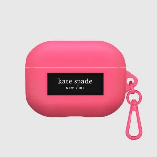 【KATE SPADE】AirPods Pro 1/2代 保護殼套 泡泡粉紅(硬殼/耳機套/耳機殼)
