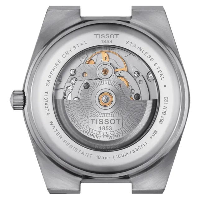 【TISSOT 天梭】PRX系列 1970年代復刻 機械腕錶 錶 週年慶 雙11 (T1374071104100)
