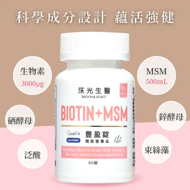 【Moonlight 莯光】豐盈錠 60粒(關鍵補充維持頂上魅力)