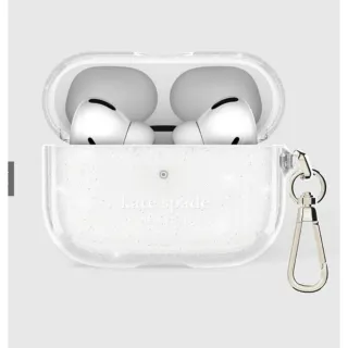 【KATE SPADE】AirPods 4 保護殼套 閃亮白(硬殼/耳機套/耳機殼)