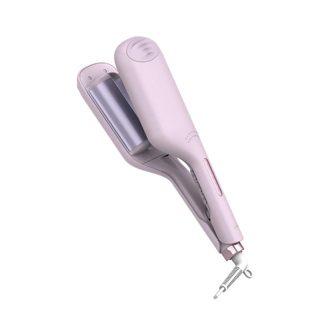 【KINYO】32MM 植感系丁香波波蛋捲夾/水波紋蛋捲夾(/國際電壓/負離子 KHS-3202)