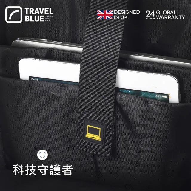 【Travelblue 藍旅】雙11 ELEGANCE 氣質款商務後背包_黑(車麗屋)