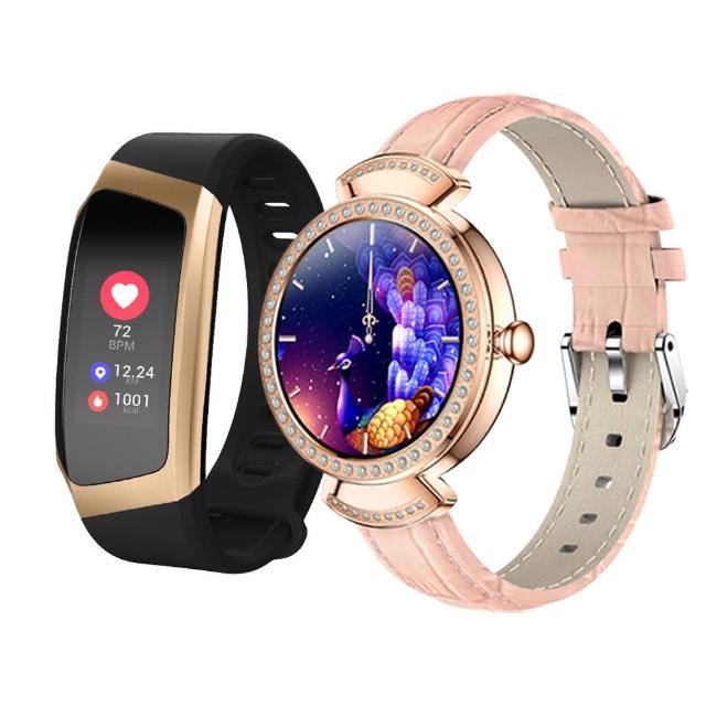 【AFAMIC 艾法 原廠正貨】2入超值組-CN7+M8 智能心率運動手環(心率監測 智慧手環 智慧手錶 買1送1)