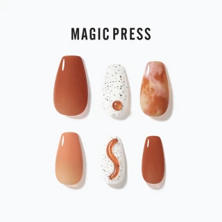即期品【DASHING DIVA】MAGICPRESS薄型美甲片_楓葉糖漿(260101)