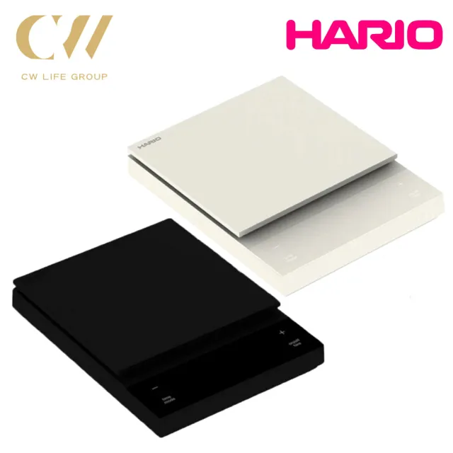 【HARIO】北極星電子秤(咖啡秤/計時/秤重/粉水比指示/黑/白)