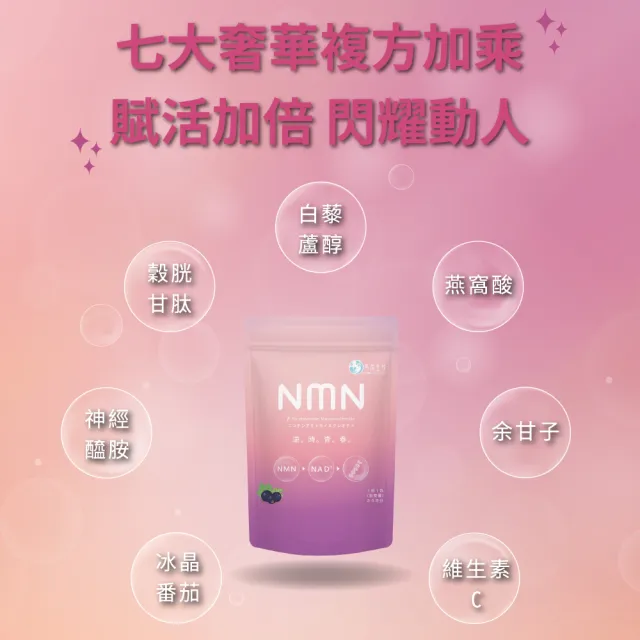 【bioworld nature 萬然生技】標靶型NMN逆時青春60包(賦活加倍★逆轉時空★青春保鮮術)