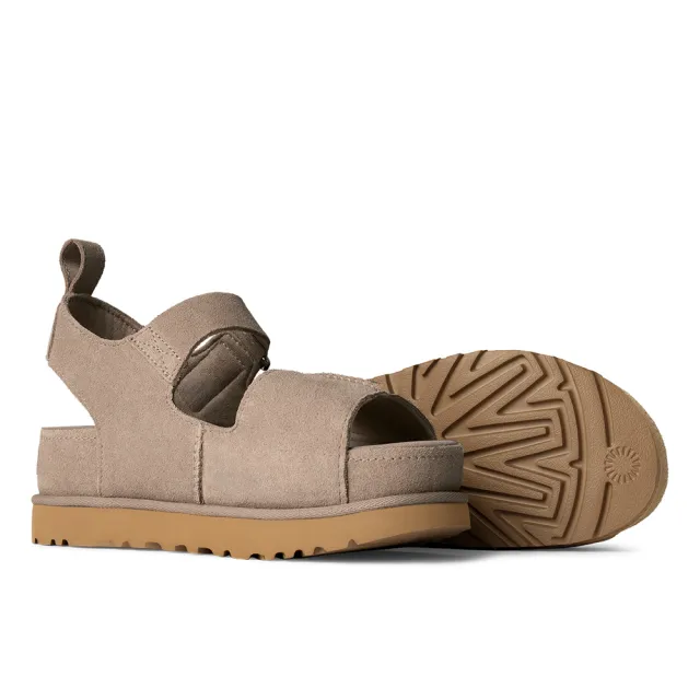 【UGG】涼鞋女鞋 真皮涼鞋 厚底鞋 經典款 Goldenstar Hi 霧灰色 UG1167356SKP