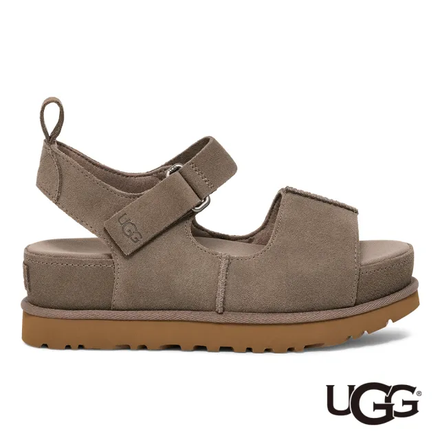 【UGG】涼鞋女鞋 真皮涼鞋 厚底鞋 經典款 Goldenstar Hi 霧灰色 UG1167356SKP